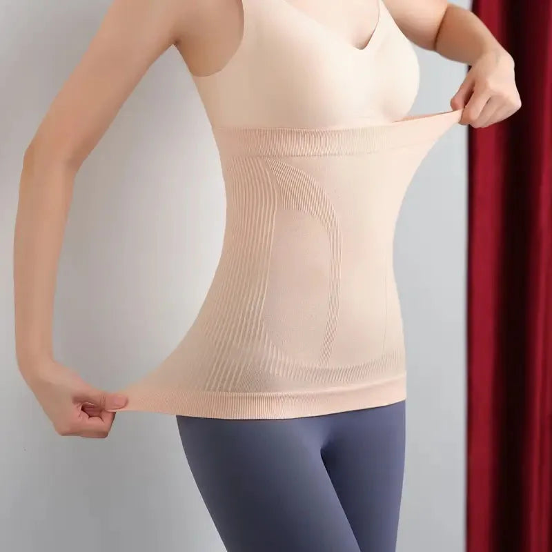 Seamless Tank Waist Trainer - Tummy Control Cincher with Back Support