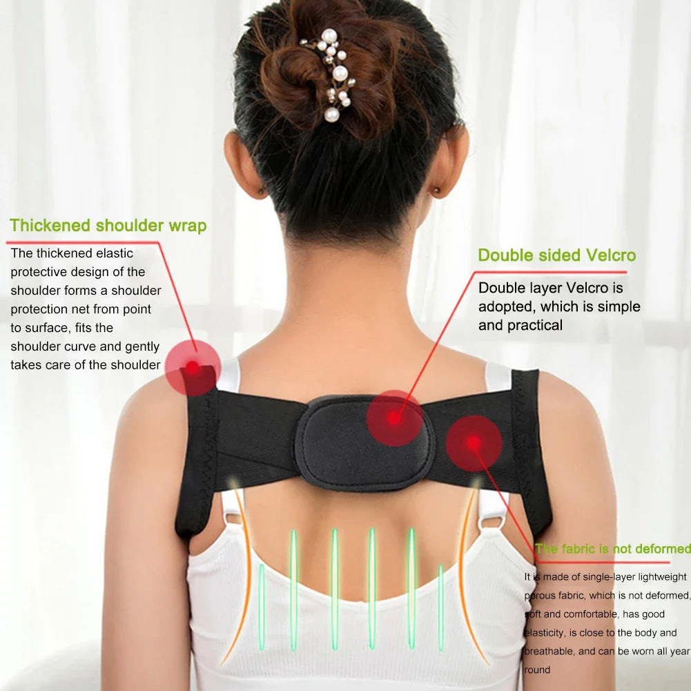 Adjustable Shoulder Posture Belt - Back Support Corrector