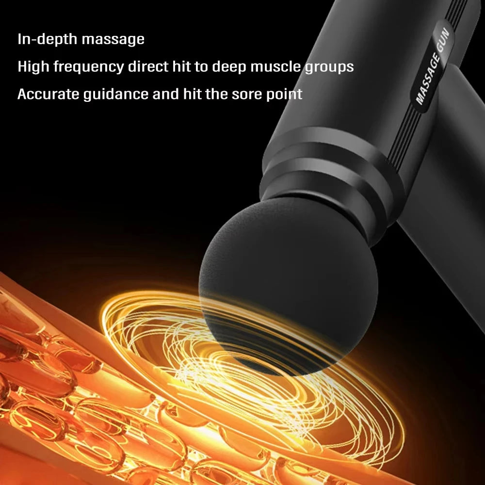 USB-C Rechargeable Massage Gun - Ultra-Compact 450g Recovery Tool