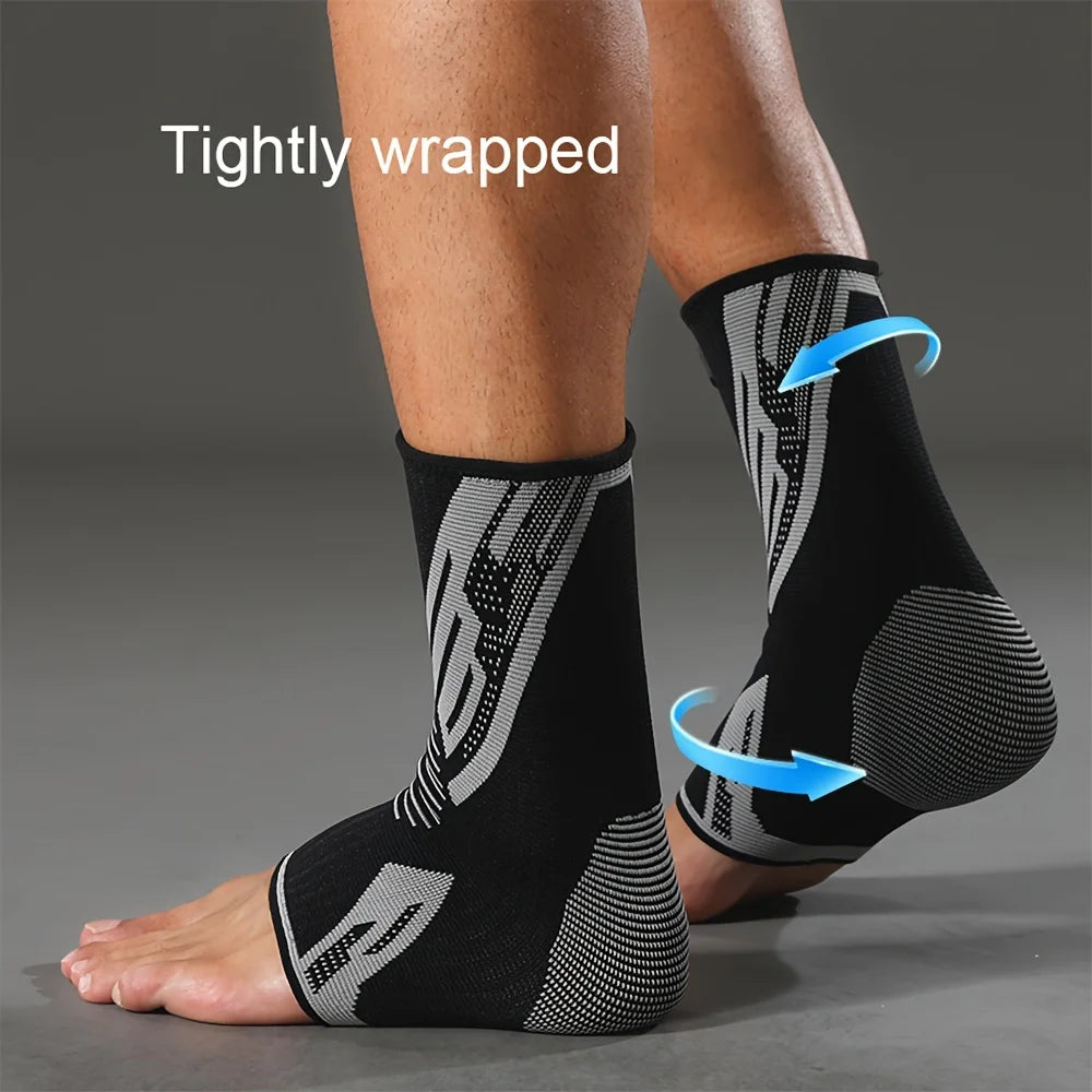 Ankle Joint Stabilizer Compression Sleeve - Sports Support for Men & Women