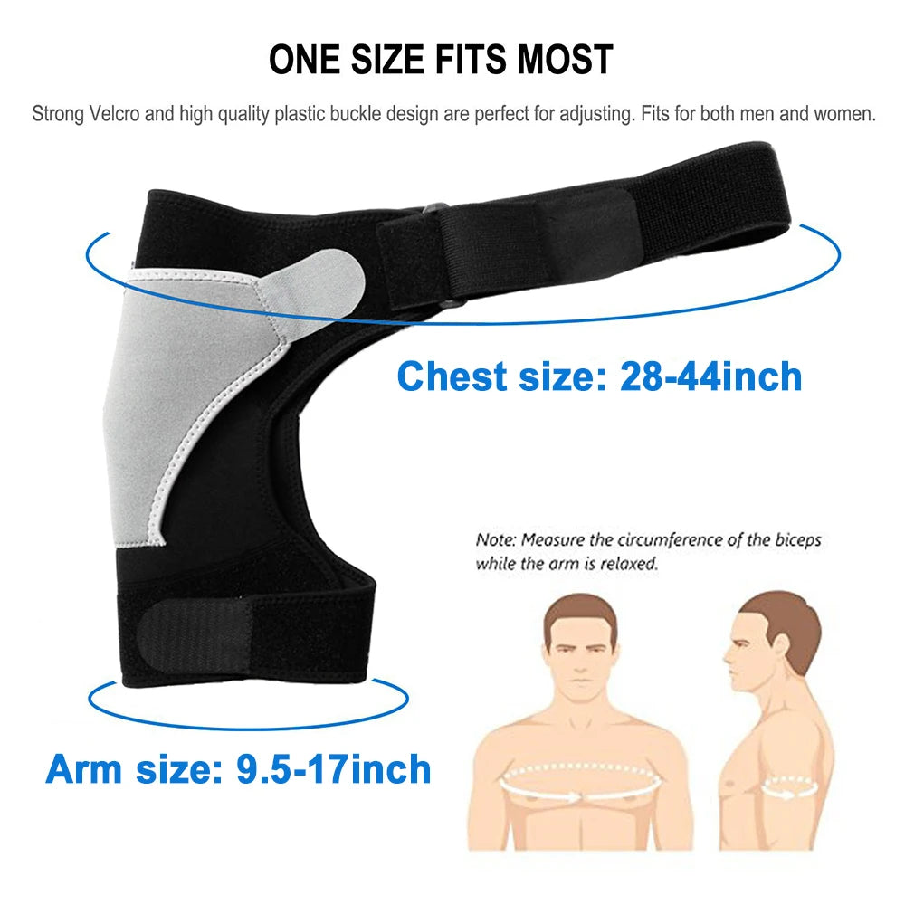 Shoulder Ice & Heat Therapy Brace – Compression Support Wrap