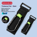 MarkhorAthletics™ 2PCS Heavy Duty Aluminium Alloy Hooks for Motorcycle, E-Bike, Scooter & Outdoor Use