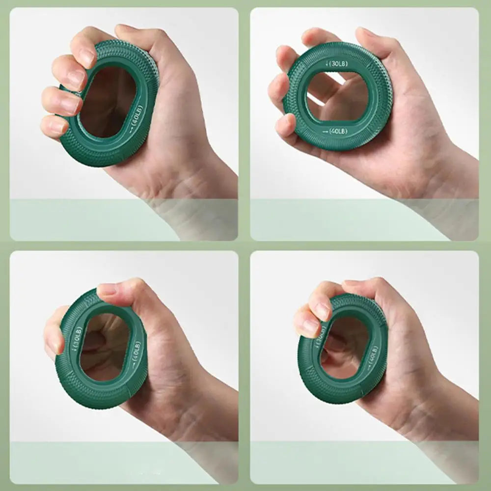 Silicone Grip Strengthening Ring – Adjustable Resistance Hand Exerciser