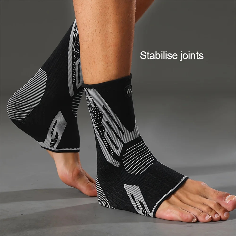 Ankle Joint Stabilizer Compression Sleeve - Sports Support for Men & Women