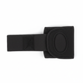 Black neoprene tennis elbow strap with velcro wrap and pressure pad